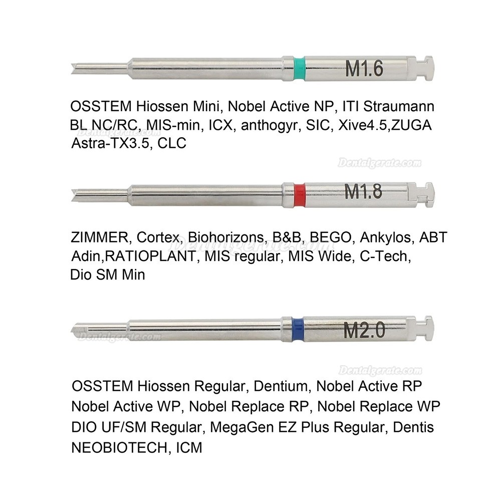 Universal Entfernung frakturierter Implantatschrauben Set Kompatibles Neobiotech SR-Reparaturwerkzeug